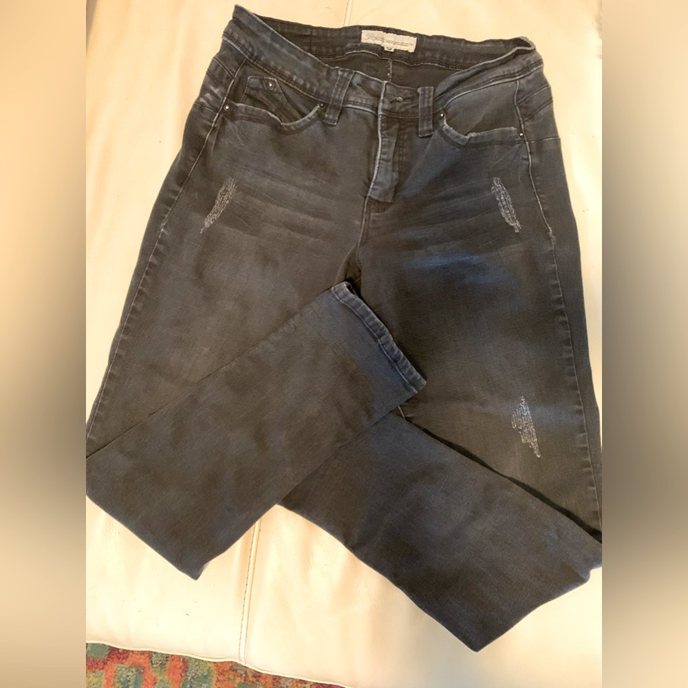 WannaBettaButt jeans, black size US 8, straight leg